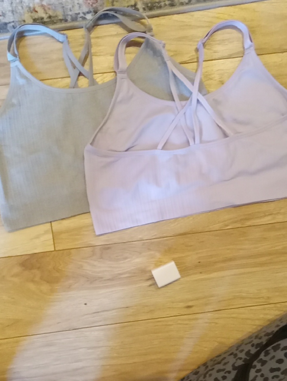 Sports Bras 3X 2 bra Set Gray+ Pink Like New
